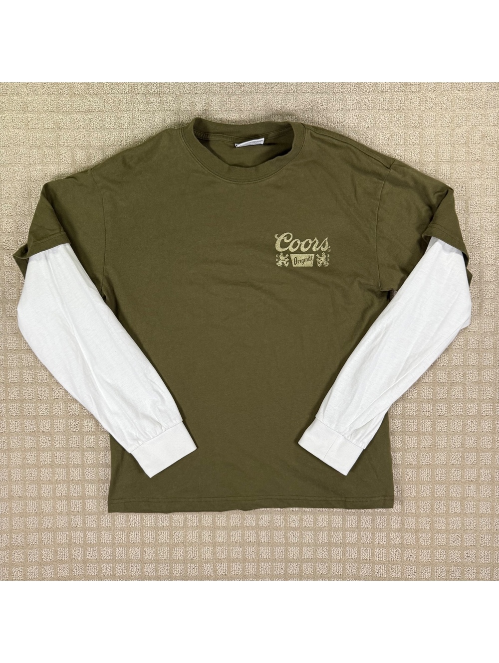 Coors Original Olive Long Sleeve Shirt M